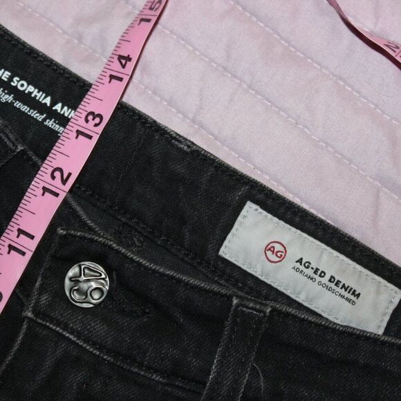 Ag Adriano Goldschmied The Sophia Ankle Vintage High Waisted Skinny Jeans 28 - Picture 6 of 12